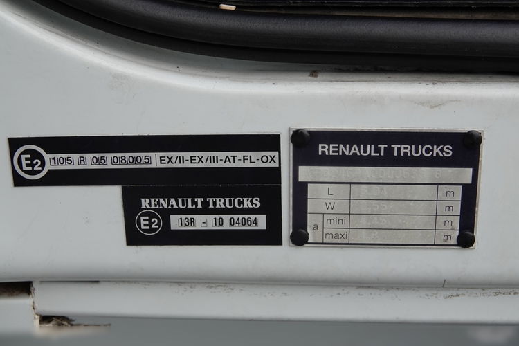 Renault PREMIUM 460 DXI / PEŁNY ADR / NISKA KABINA / SPROWADZONA / WAGA: 6600 KG / EURO5 zdjęcie 33