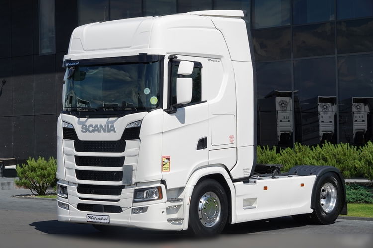 Scania S 450 / RETARDER / KLIMA POSTOJOWA / HYDRAULIKA / ALUFELGI / OPONY 100 % / PO KONTRAKCIE SERWISOWYM / zdjęcie 4