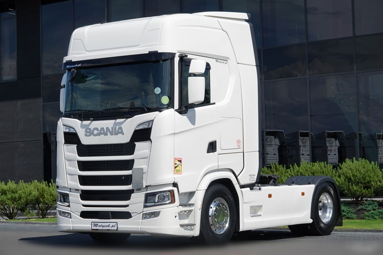 Scania S 450 / RETARDER / KLIMA POSTOJOWA / HYDRAULIKA / ALUFELGI / OPONY 100 % / PO KONTRAKCIE SERWISOWYM / zdjęcie 5