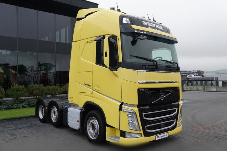 Volvo FH 500 / 6x2 / PUSHER / Oś Skrętna i Podnoszona / MEGA / LOWDECK / 3 osiowy ciągnik siodłowy / DMC: 60 TON / Z NIEMIEC zdjęcie 3