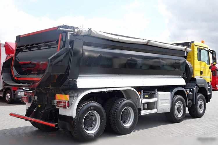 MAN TGS 41.460 / 8X8 / WYWROTKA TYLNOZSYPOWA / UAL / HARDOX / KH-KIPPER / 2017 ROK / PO KONTRAKCIE SERWISOWYM zdjęcie 14