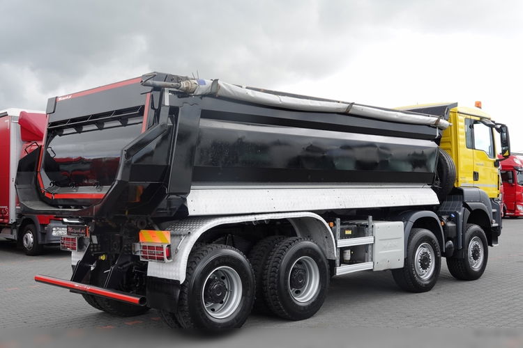 MAN TGS 41.460 / 8X8 / WYWROTKA TYLNOZSYPOWA / UAL / HARDOX / KH-KIPPER / 2017 ROK / PO KONTRAKCIE SERWISOWYM zdjęcie 27