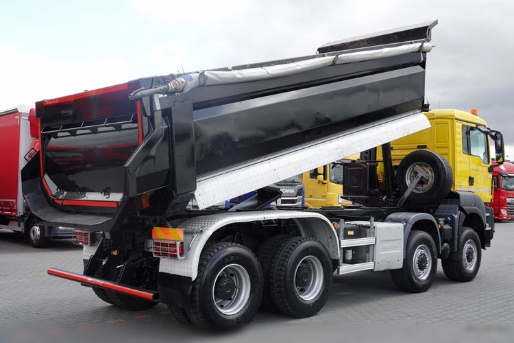 MAN TGS 41.460 / 8X8 / WYWROTKA TYLNOZSYPOWA / UAL / HARDOX / KH-KIPPER / 2017 ROK / PO KONTRAKCIE SERWISOWYM zdjęcie 5