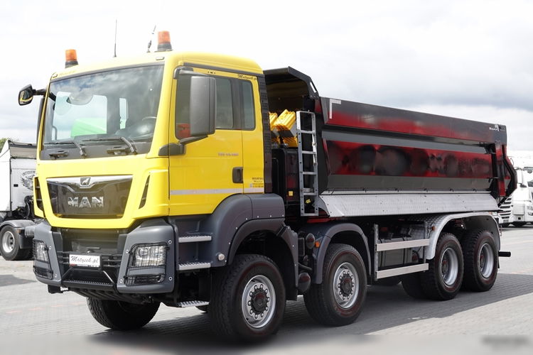 MAN TGS 41.460 / 8X8 / WYWROTKA TYLNOZSYPOWA / UAL / HARDOX / KH-KIPPER / 2017 ROK / PO KONTRAKCIE SERWISOWYM zdjęcie 8