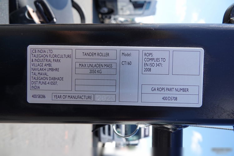 JCB CT160-100 / WALEC DROGOWY /WIBRATOR / 2023 ROK / NOWY / NIEUŻYWANY zdjęcie 20