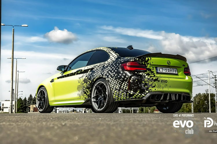 M2 BMW COMPETITION 550KM 720NM YELLOW-MATT EVOCLUB PROJECT zdjęcie 10