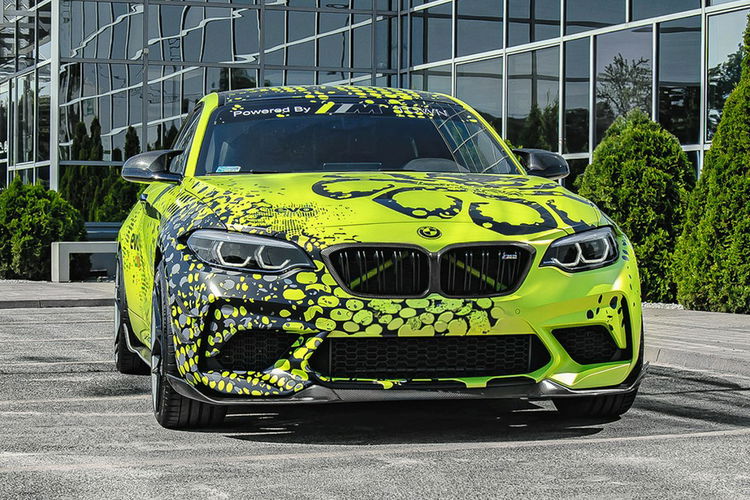 M2 BMW COMPETITION 550KM 720NM YELLOW-MATT EVOCLUB PROJECT zdjęcie 16