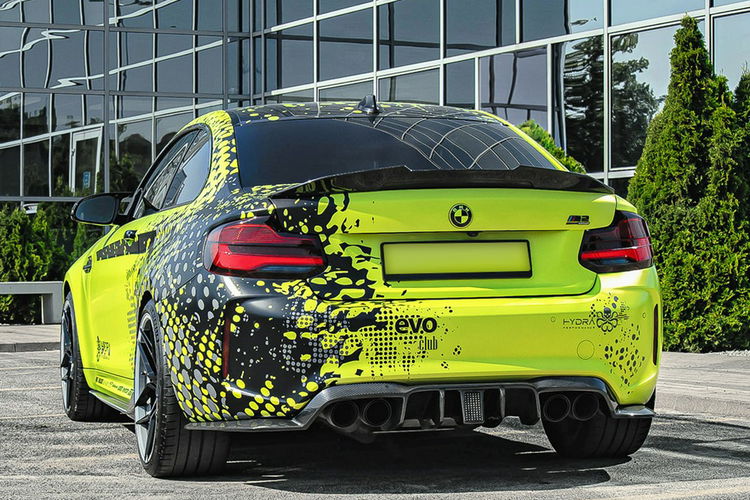 M2 BMW COMPETITION 550KM 720NM YELLOW-MATT EVOCLUB PROJECT zdjęcie 17