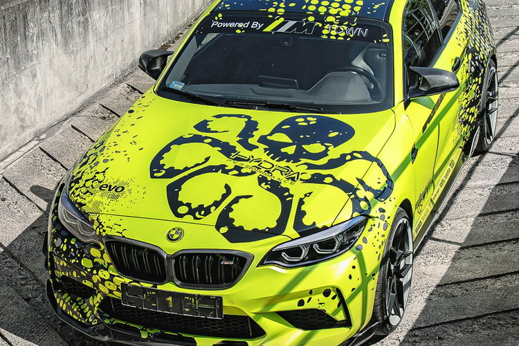 M2 BMW COMPETITION 550KM 720NM YELLOW-MATT EVOCLUB PROJECT zdjęcie 21