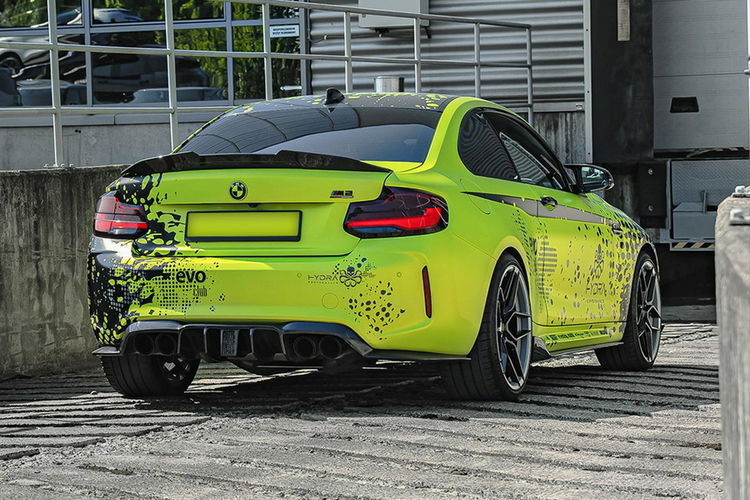 M2 BMW COMPETITION 550KM 720NM YELLOW-MATT EVOCLUB PROJECT zdjęcie 24