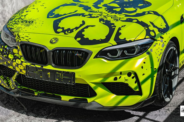 M2 BMW COMPETITION 550KM 720NM YELLOW-MATT EVOCLUB PROJECT zdjęcie 30