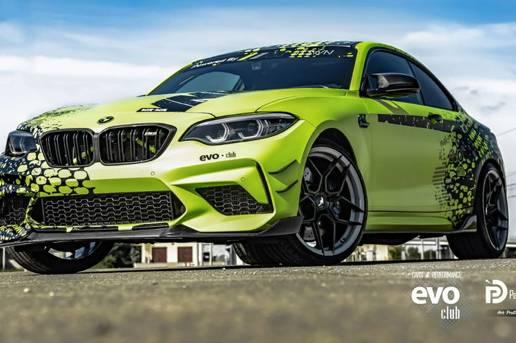 M2 BMW COMPETITION 550KM 720NM YELLOW-MATT EVOCLUB PROJECT zdjęcie 5