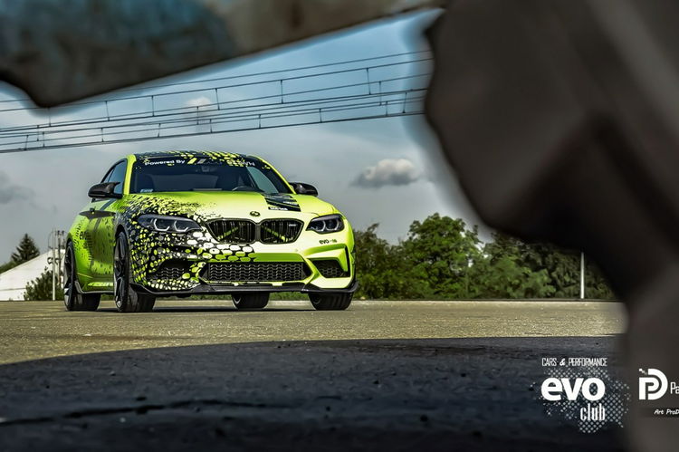 M2 BMW COMPETITION 550KM 720NM YELLOW-MATT EVOCLUB PROJECT zdjęcie 6