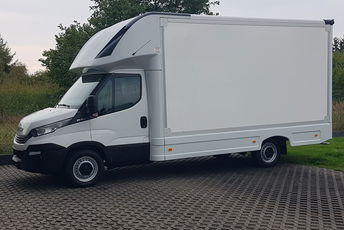 Iveco Daily KONTENER NISKOPODŁOGOWY 4.31x2.24x2.43 KAMPER SKLEP KLIMA FOODTRUCK