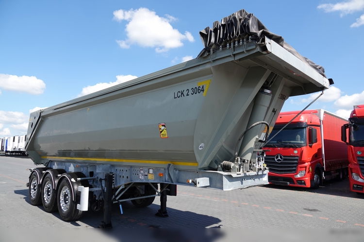 Fruehauf / WYWROTKA 28 M3 / CAŁA STALOWA / OSIE MERCEDES / OŚ PODNOSZONA / TYŁ KLAPA HYDRAULICZNA / HYDROKLAPA zdjęcie 10