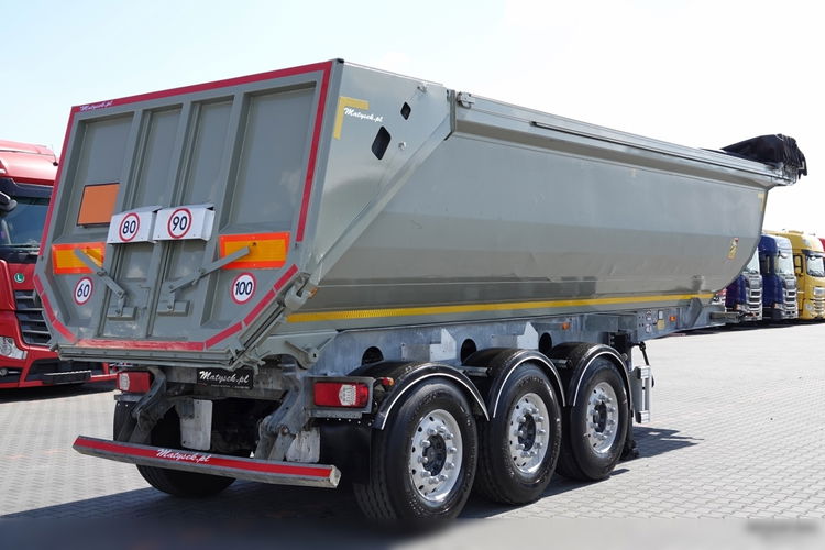 Fruehauf / WYWROTKA 28 M3 / CAŁA STALOWA / OSIE MERCEDES / OŚ PODNOSZONA / TYŁ KLAPA HYDRAULICZNA / HYDROKLAPA zdjęcie 8