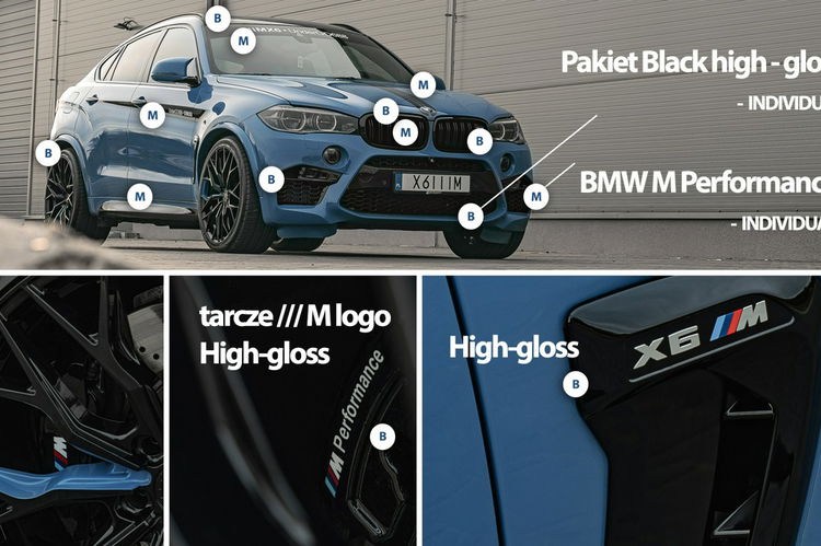 X6 M BMW X6M HAMANN BLUE GREY 685HP EVOCLUB PROJECT zdjęcie 10