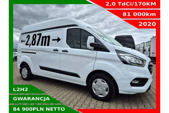 Ford Transit Custom L2H2 84900zł NETTO 2.0TdCi/170KM