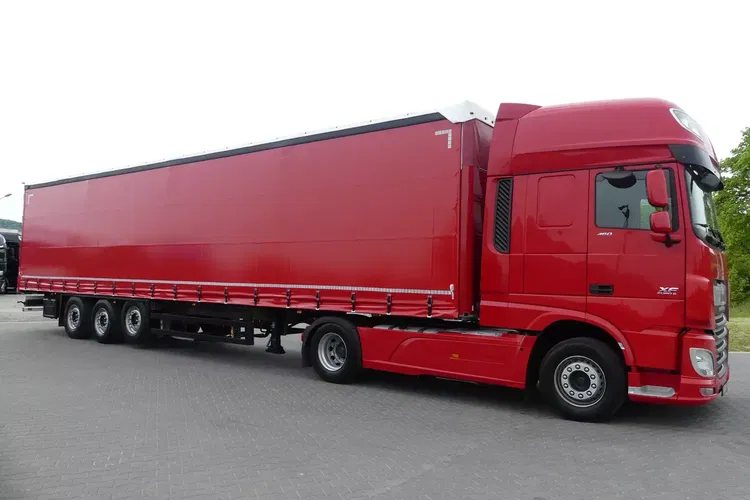 DAF XF 106.460 + SCHMITZ FIRANKA / ZESTAW STANDARD / zdjęcie 10