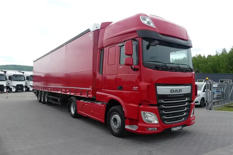 DAF XF 106.460 + SCHMITZ FIRANKA / ZESTAW STANDARD / zdjęcie 12