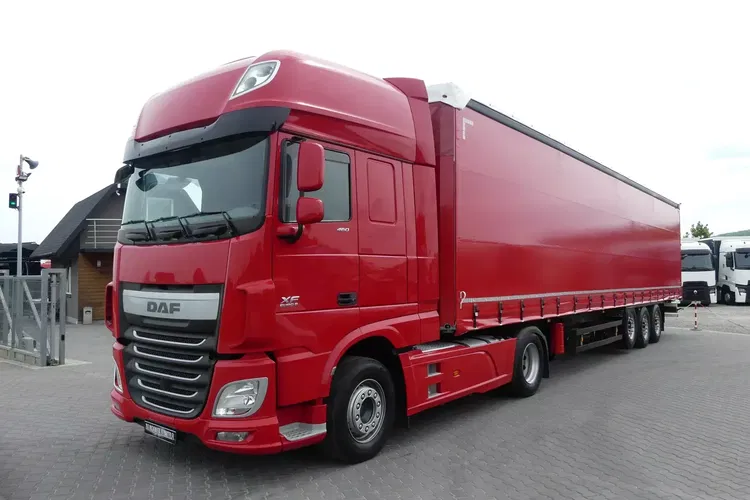 DAF XF 106.460 + SCHMITZ FIRANKA / ZESTAW STANDARD / zdjęcie 2