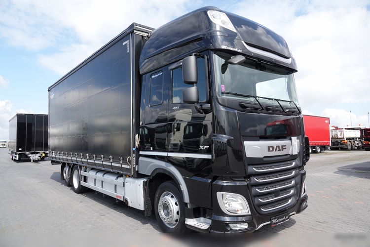 DAF XF 480  / 6x2 / 60m3 / FIRANKA 7,7 m / SOLÓWKA / OŚ PODNOSZONA / KLIMA POSTOJOWA / 2021 ROK / PO ZŁOTYM KONTRAKCIE SERWISOWYM zdjęcie 13