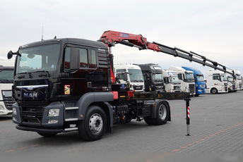 MAN TGS 480 / HDS HMF 1820 / WYSIEG 17,5 m / EURO 6 / UAL / STEROWANIE RADIOWE / CIĄGNIK SIODŁOWY