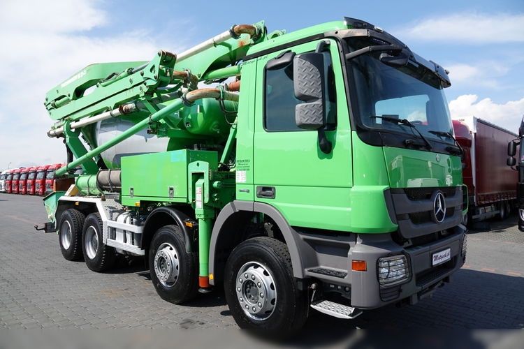 Mercedes ACTROS 3241 / POMPOGRUSZKA / BETONIARKA + POMPA PUTZMEISTER 21 M / EURO 5 / STEROWANIE RADIOWE  zdjęcie 20