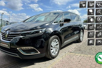 Renault Espace 1.6dci automat półskory hak park tronik ledy bezwypadkowy masaże