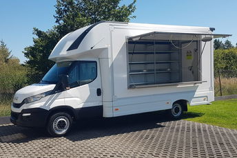 Iveco Daily SKLEP FOODTRUCK KONTENER NISKOPODŁOGOWY 4.31x2.23x2.42 BAR KLIMA