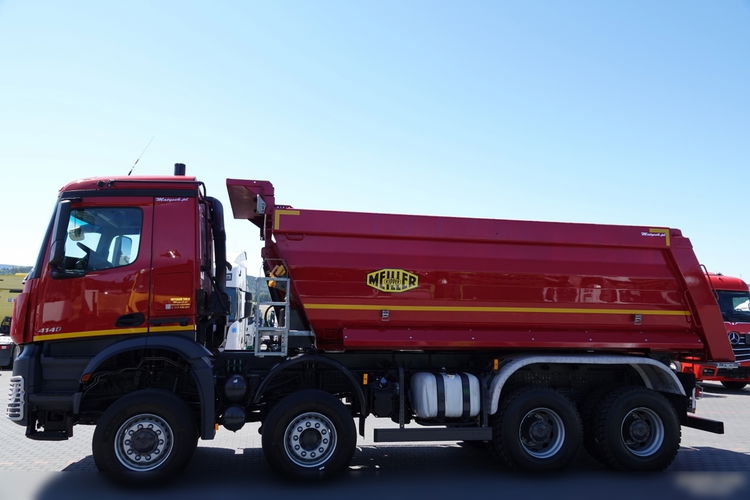 MERCEDES AROCS 4140 / 8x6 / TYLNOZSYP / MEILLER KIPPER / EURO 6 / OPONY 100 %  zdjęcie 10