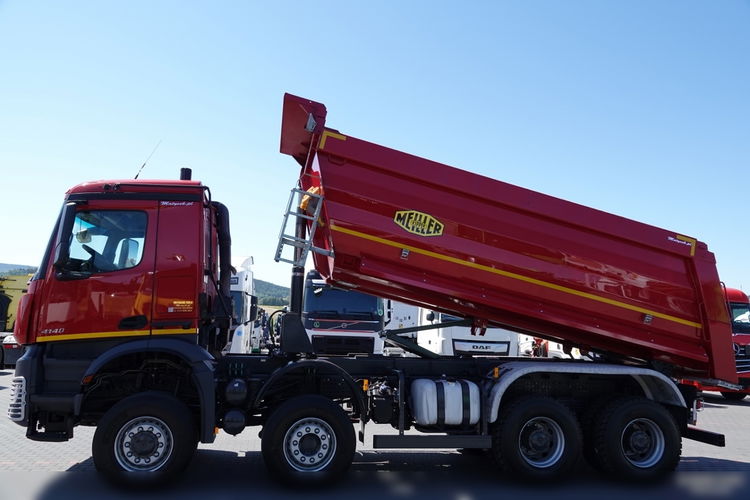 MERCEDES AROCS 4140 / 8x6 / TYLNOZSYP / MEILLER KIPPER / EURO 6 / OPONY 100 %  zdjęcie 3
