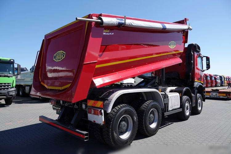 MERCEDES AROCS 4140 / 8x6 / TYLNOZSYP / MEILLER KIPPER / EURO 6 / OPONY 100 %  zdjęcie 6