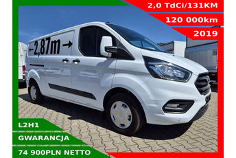 Ford Transit Custom Long 74900zł NETTO 2.0TdCi/131KM