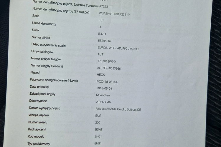 BMW 320 . Automat. Ledy. Navi zdjęcie 29