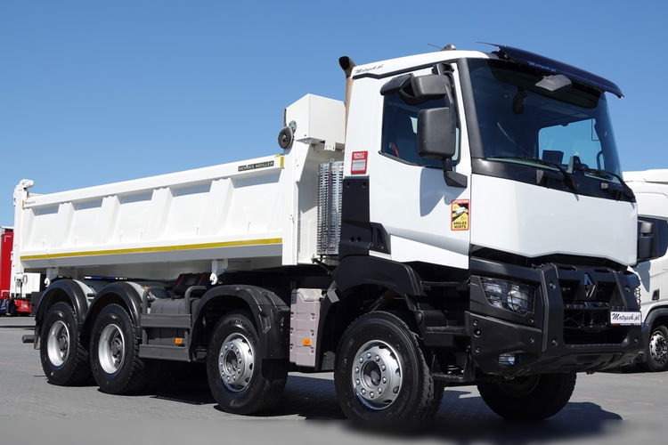 Renault K 460 / 8X4 / WYWROTKA + HYDROBURTA / MEILLER KIPPER / BORDMATIC / EURO 6 / SPROWADZONY zdjęcie 14