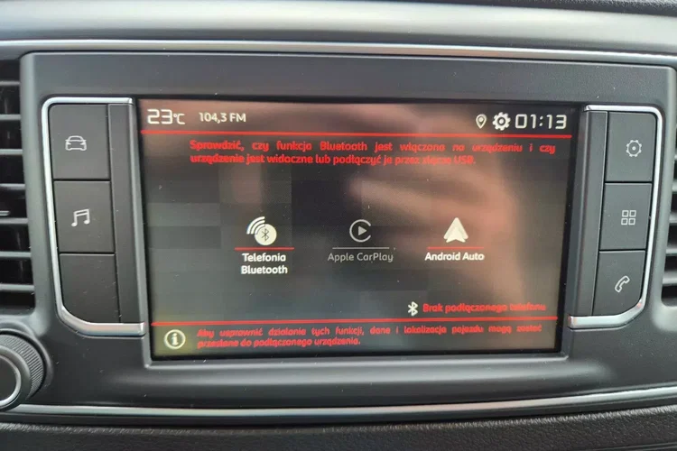 Citroen Jumpy L3H1 85900zł NETTO ExtraLong 2.0HDi/122KM zdjęcie 23