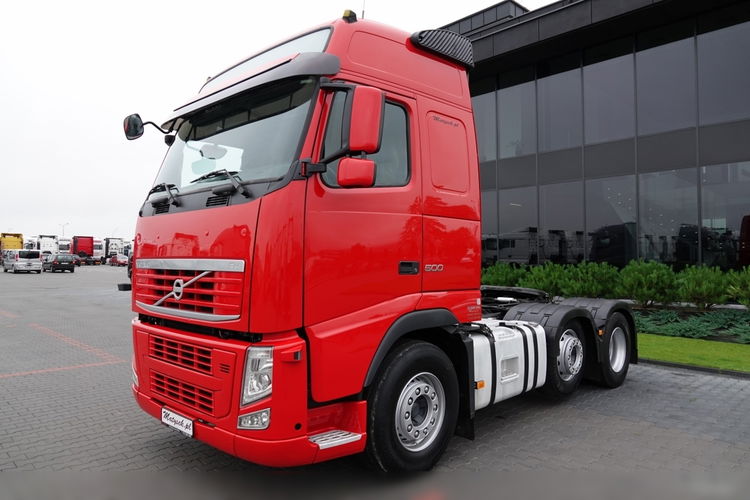 Volvo FH 500 / 6x2 / RETARDER / ADR / PUSHER / OŚ PODNOSZONA / 3 osiowy / EURO 5 EEV / SPROWADZONY zdjęcie 6