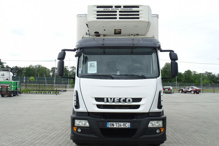 Iveco EuroCargo 190E28 Izoterma Chłodnia Chereau Sprowadzony Przebieg Udokumentowany EEV Kabina 3 osobowa Winda Poduszki zdjęcie 14