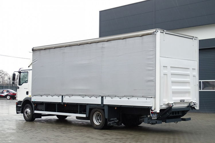 MAN TGM 15.250 Burto Firanka Sprowadzony DMC 15 TON , Klimatyzacja , Blokada Mostu , Winda 1500 kg , Poduszki zdjęcie 4