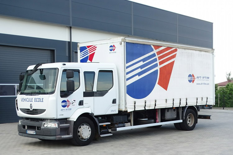 Renault MIDLUM 240 DXI 6 Osobowa Kabina Sprowadzony Firanka Przebieg Udokumentowany Klimatyzacja Poduszki Brygadówka Manual zdjęcie 1