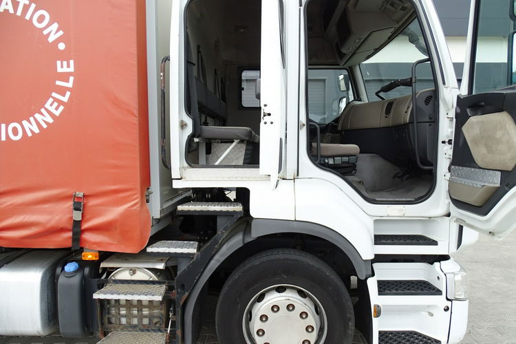 Renault PREMIUM 320 DXI Kabina 6 Osobowa Firanka Plandeka Sprowadzony Przebieg Udokumentowany , Klima , Poduszki , Winda , Hak , Brygadówka zdjęcie 7