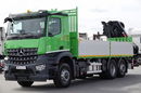 Mercedes AROCS 2636 / 6x4 / 6x2 / 4x4 / SKRZYNIOWY - 6.2 m / + HDS HIAB 192 E-4-wysów 13 m / OŚ SKRĘTNA i PODNOSZONA / EURO 6 zdjęcie 10