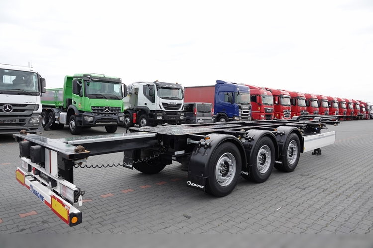 KRONE / NACZEPA PODKONTENEROWA / NOWA / 2023 ROK / ROZSUWANY TYŁ / DO WSZYSTKICH KONTENERÓW / OŚ PODNOSZONA / zdjęcie 11