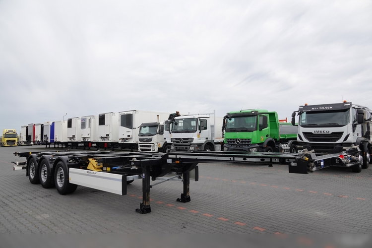 KRONE / NACZEPA PODKONTENEROWA / NOWA / 2023 ROK / ROZSUWANY TYŁ / DO WSZYSTKICH KONTENERÓW / OŚ PODNOSZONA / zdjęcie 14