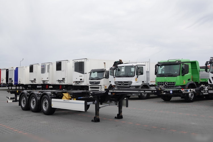 KRONE / NACZEPA PODKONTENEROWA / NOWA / 2023 ROK / ROZSUWANY TYŁ / DO WSZYSTKICH KONTENERÓW / OŚ PODNOSZONA / zdjęcie 15