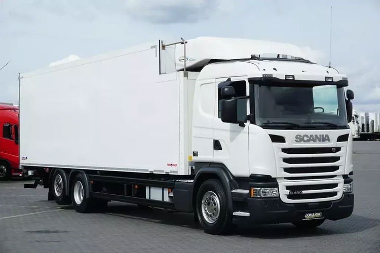 Scania G 490 / EURO 6 / CHŁODNIA + WINDA / 23 PALETY / OŚ SKRĘTNA zdjęcie 2