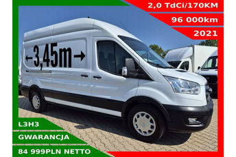 Ford Transit L3H3 84999zł NETTO 2.0TdCi/170KM