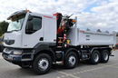 Renault Kerax 32.450DXI 8x4 HDS Fassi F170A.23 + WYWROTKA HYDROBURTA zdjęcie 33