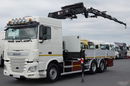 DAF XF 460 / 6x2 / SKRZYNIOWY 6.1 M + HDS HIAB 477 E-6 HIPRO + FLY JIB 100 X-5 WYSÓW 26 METRÓW !!!/ 4 PODPORY / STEROWANIE RADIOWE / EURO 6 zdjęcie 1